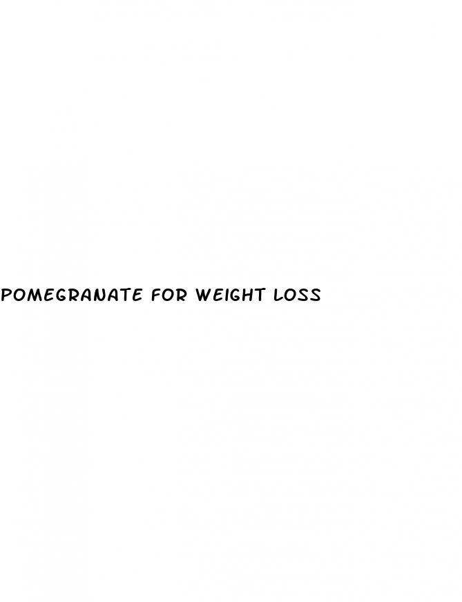 pomegranate for weight loss