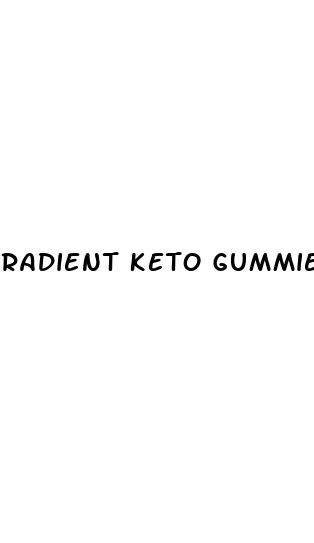 radient keto gummies