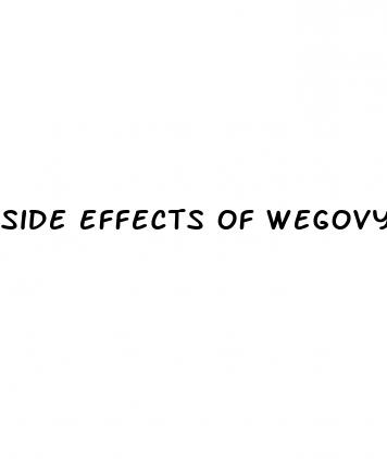 side effects of wegovy for weight loss