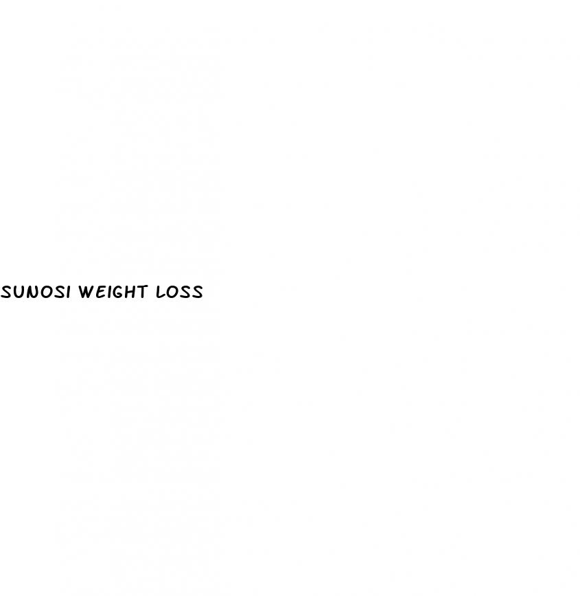 sunosi weight loss