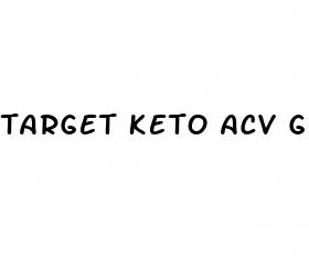 target keto acv gummies