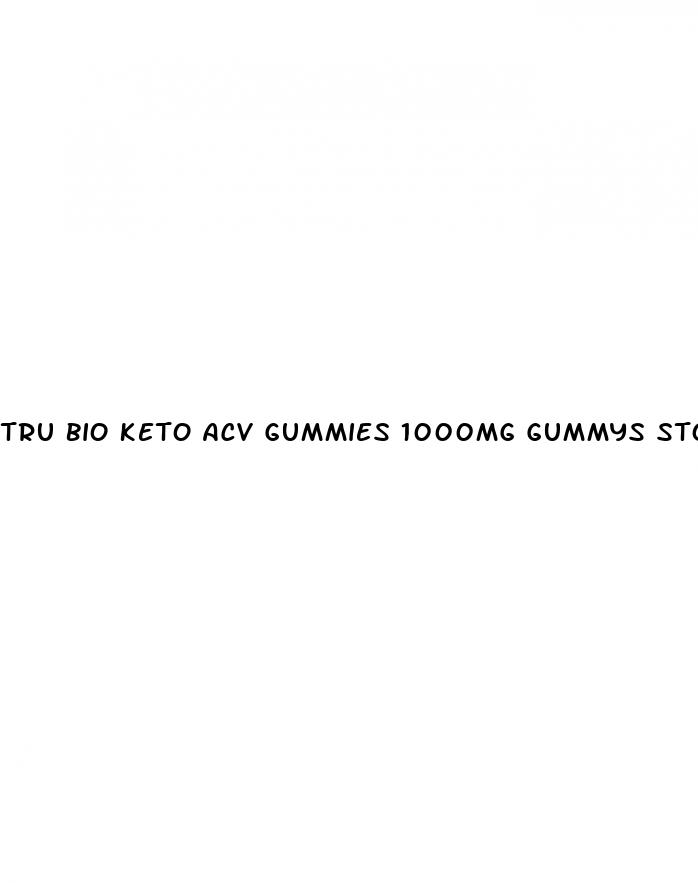 tru bio keto acv gummies 1000mg gummys stores