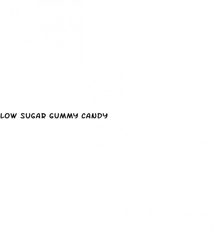 low sugar gummy candy