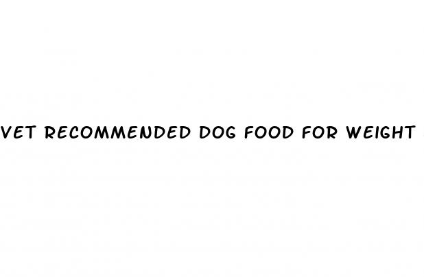 vet recommended dog food for weight loss
