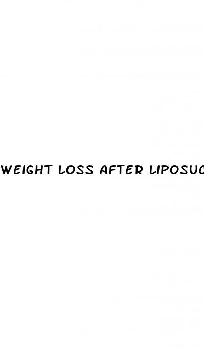 weight loss after liposuction