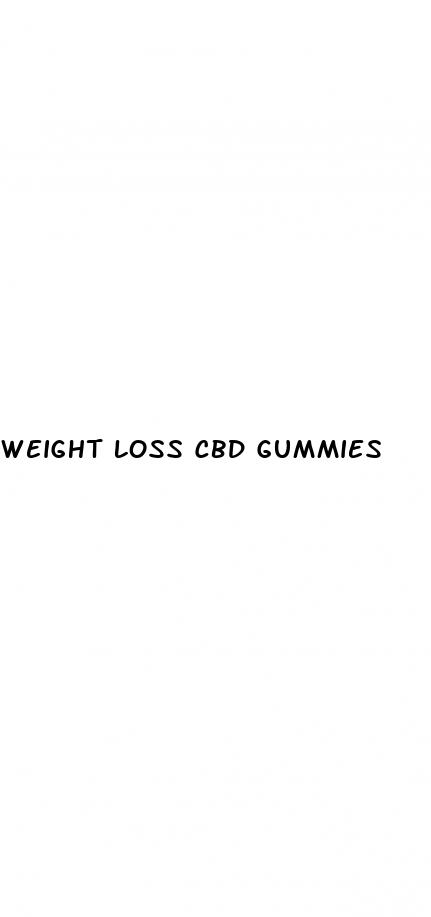 weight loss cbd gummies