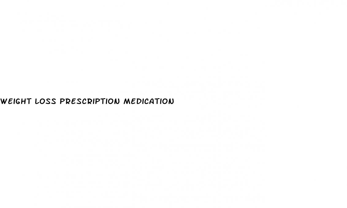 weight loss prescription medication