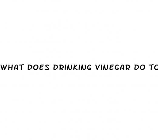 what does drinking vinegar do to your stomach