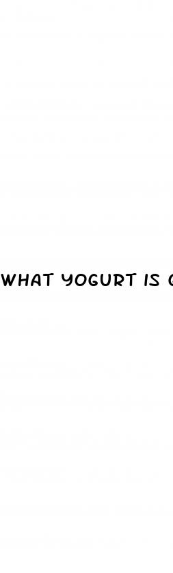 what yogurt is good for weight loss