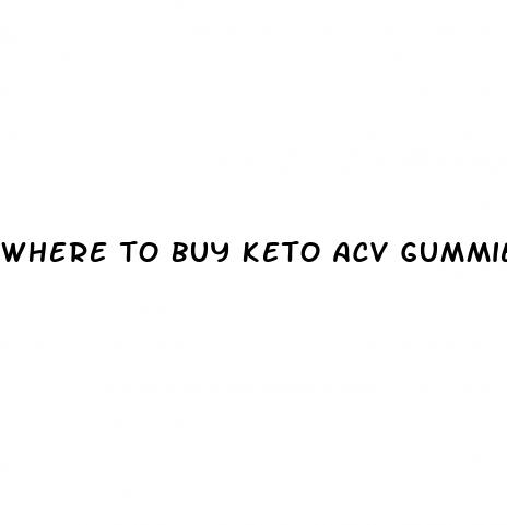 where to buy keto acv gummies