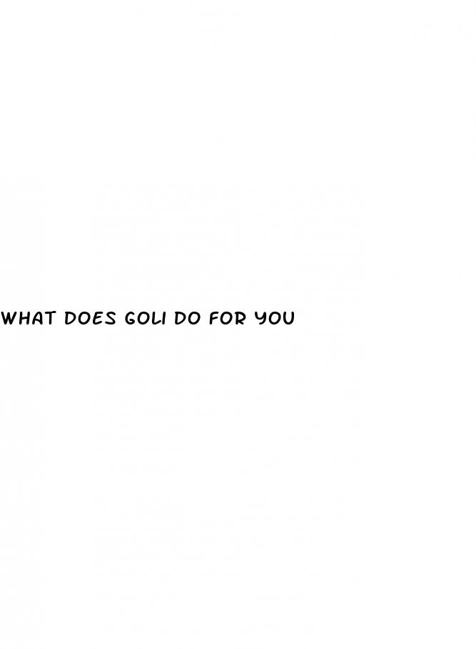 what does goli do for you