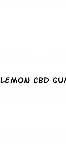lemon cbd gummies