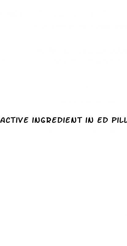 active ingredient in ed pills