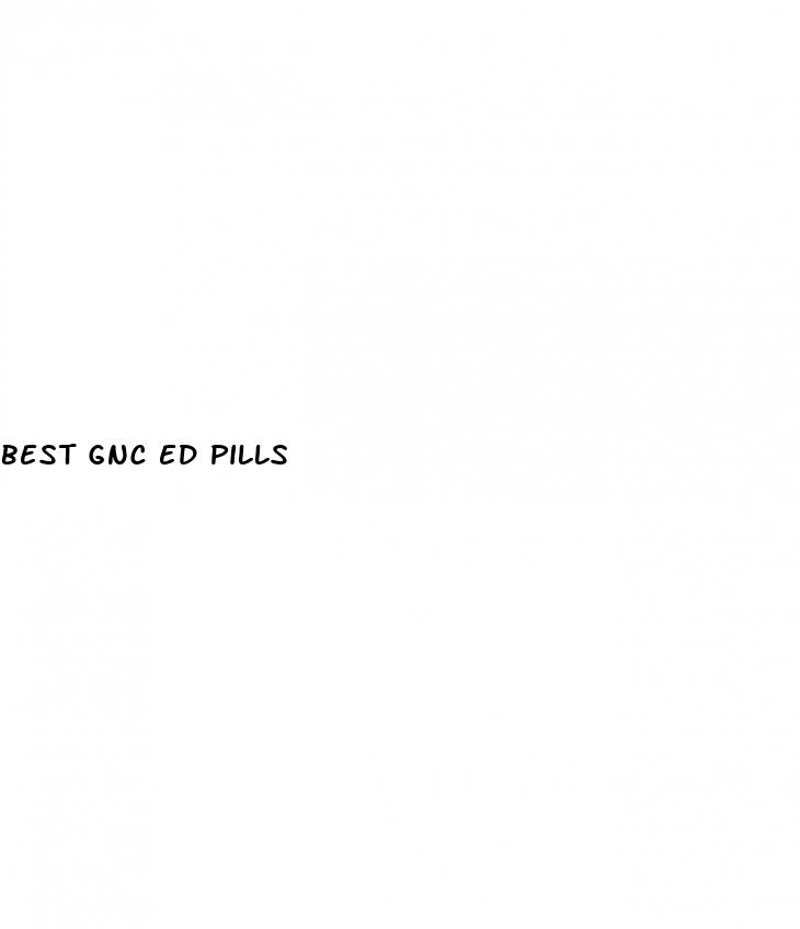 best gnc ed pills