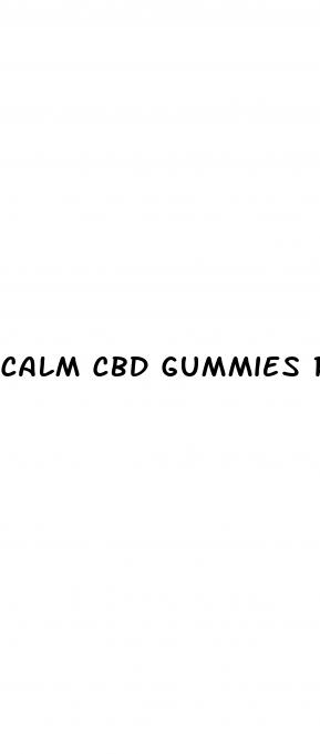 calm cbd gummies reviews