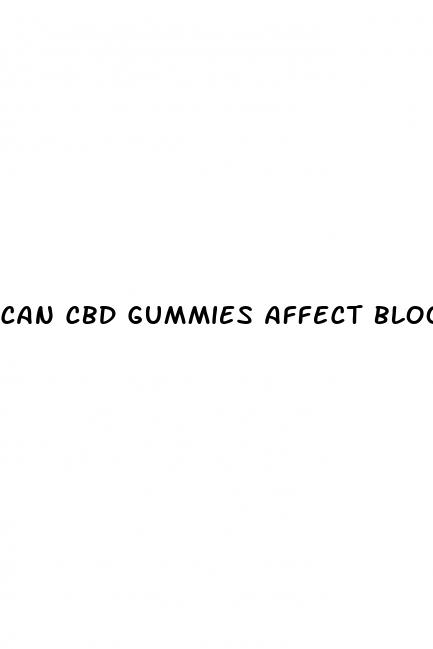 can cbd gummies affect blood pressure