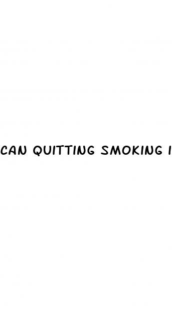 can quitting smoking increase your penis size