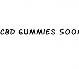 cbd gummies 500mg