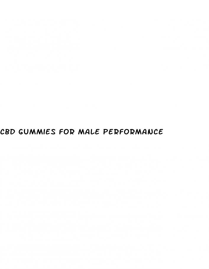 cbd gummies for male performance