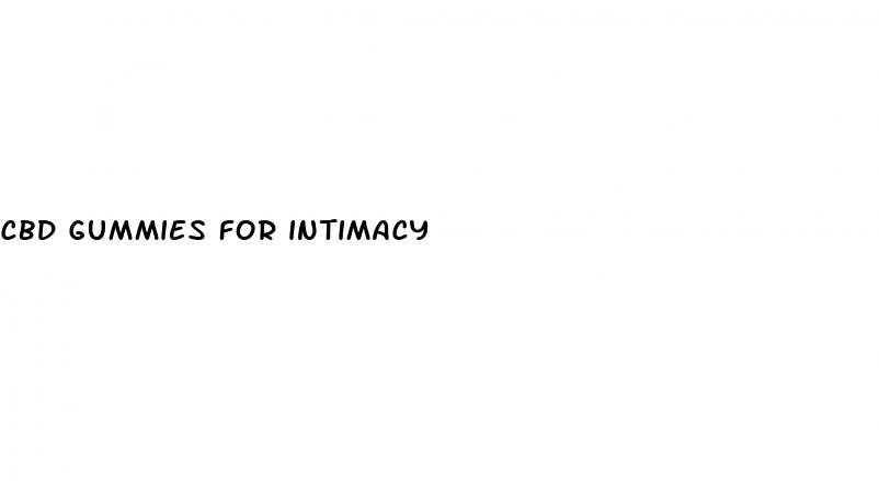 cbd gummies for intimacy