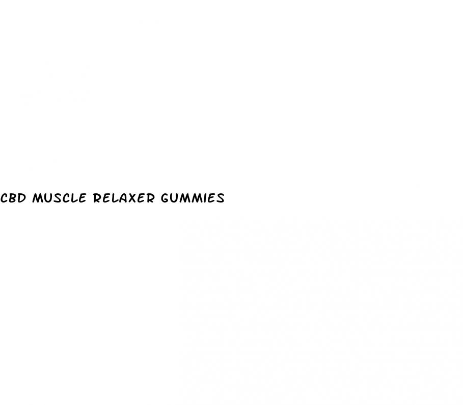 cbd muscle relaxer gummies