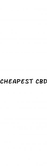cheapest cbd gummies online