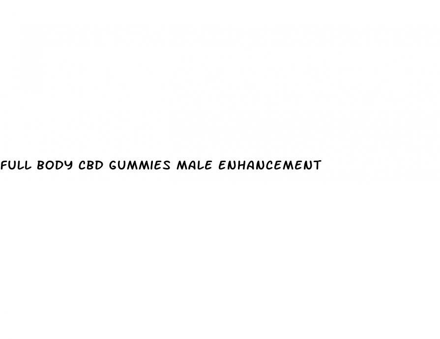 full body cbd gummies male enhancement