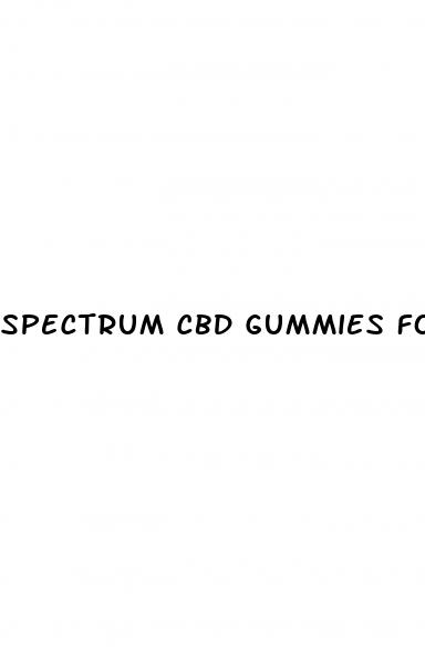 spectrum cbd gummies for hair growth