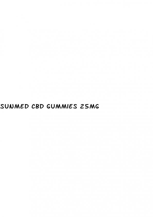 sunmed cbd gummies 25mg