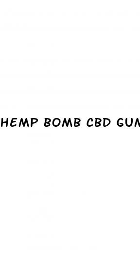 hemp bomb cbd gummies review