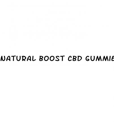 natural boost cbd gummies review