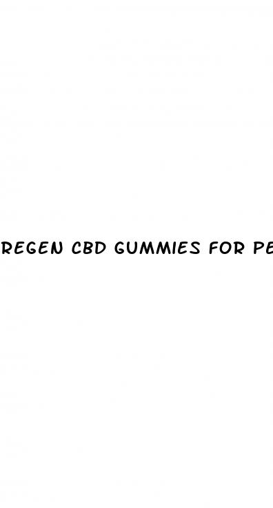 regen cbd gummies for penis