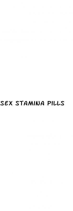 sex stamina pills