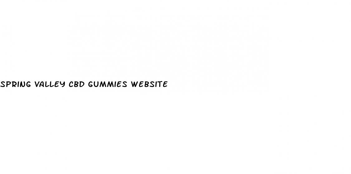 spring valley cbd gummies website