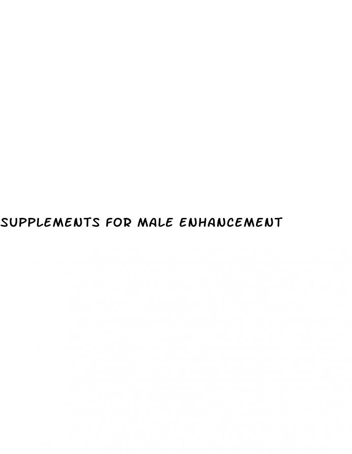 supplements for male enhancement
