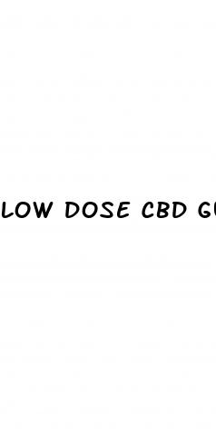 low dose cbd gummies