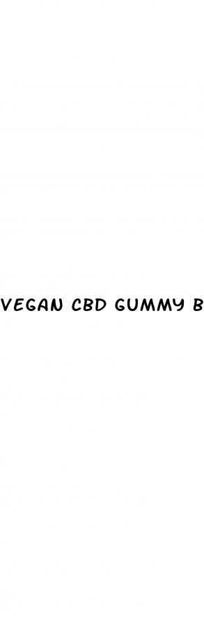 vegan cbd gummy bears