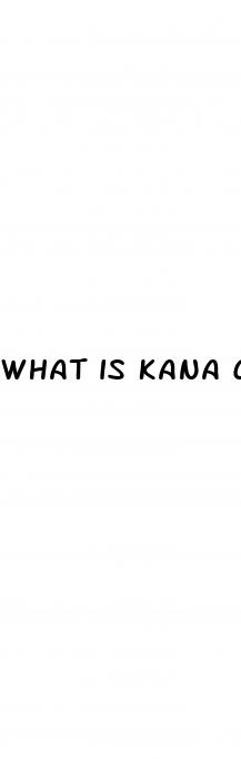 what is kana cbd gummies