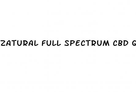 zatural full spectrum cbd gummies