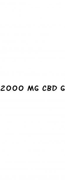 2000 mg cbd gummies