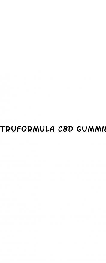 truformula cbd gummies
