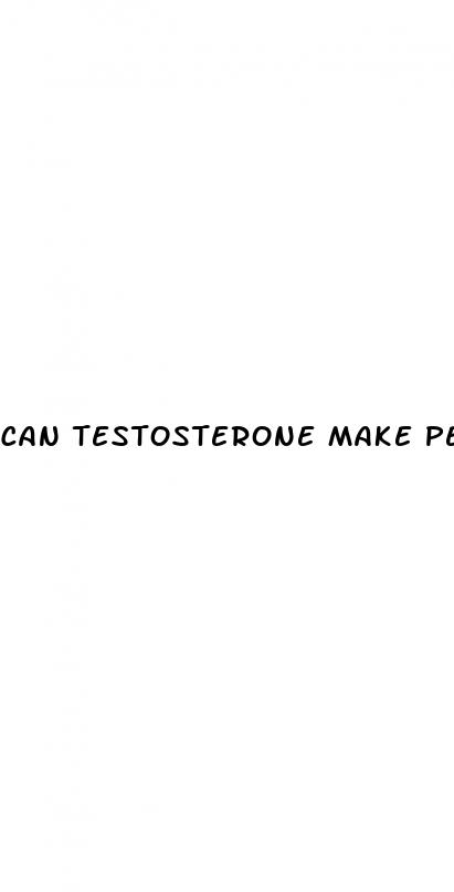 can testosterone make penis bigger
