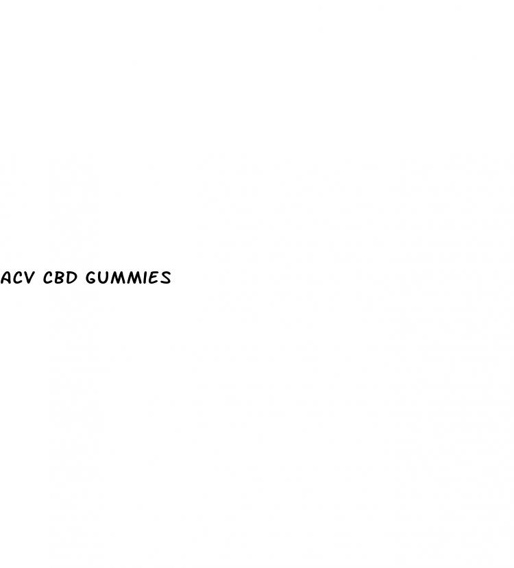 acv cbd gummies