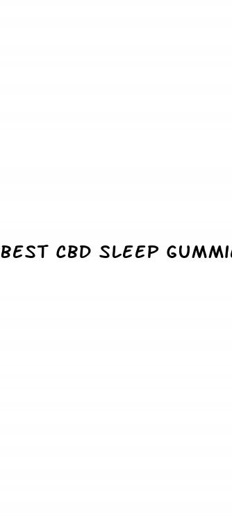 best cbd sleep gummies without thc
