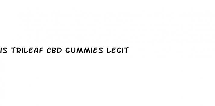 is trileaf cbd gummies legit