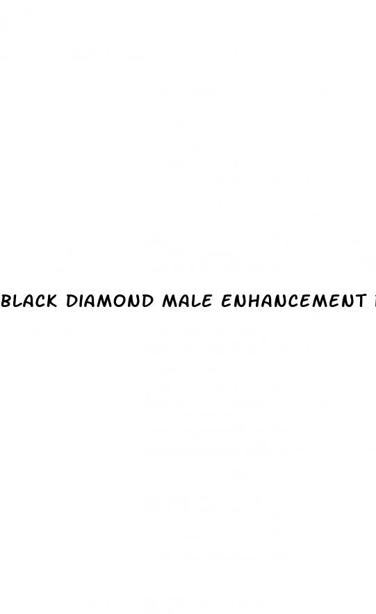 black diamond male enhancement pills