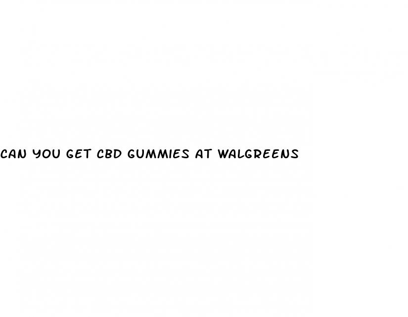 can you get cbd gummies at walgreens