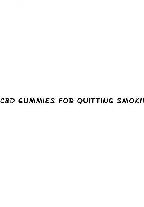 cbd gummies for quitting smoking cigarettes reviews