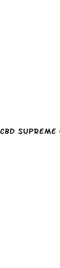 cbd supreme gummies