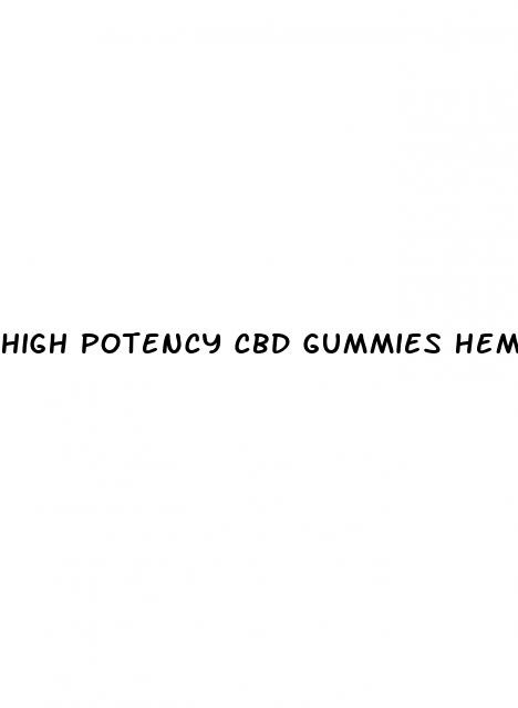 high potency cbd gummies hemp bombs